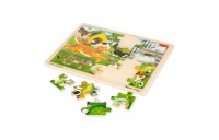 Sale Melissa & Doug Animals Wooden Jigsaw Puzzle Sets - Pets and Farm 24pc each, 48pc