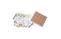 Sale Melissa & Doug Deluxe Wooden Stringing Beads With 200+ Beads and 8 Laces for Jewelry-Making