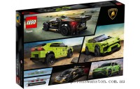 Discounted LEGO Speed Champions Lamborghini Urus ST-X & Lamborghini Huracán Super Trofeo EVO