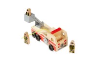 Sale Melissa & Doug Wooden Fire Truck With 3 Firefighter Play Figures