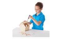 Sale Melissa & Doug Build-Your-Own Wooden Birdhouse Craft Kit