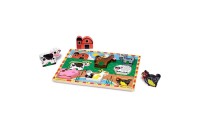 Sale Melissa & Doug Wooden Chunky Puzzles Set - Farm and Pets 16pc