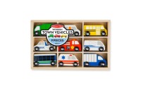 Sale Melissa & Doug Wooden Town Vehicles Set