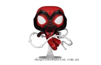 Genuine Marvel Spiderman Miles Morales Red Suit Pop! Vinyl