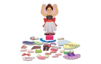 Outlet Melissa & Doug Deluxe Nina Ballerina Magnetic Dress-Up Wooden Doll With 27pc of Clothing