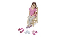 Outlet Melissa & Doug Role Play Collection - Step In Style! Dress-Up Shoes Set (4 Pairs)