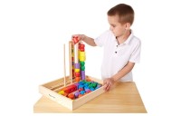 Outlet Melissa & Doug Bead Sequencing Set With 46 Wooden Beads and 5 Double-Sided Pattern Boards
