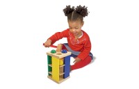 Outlet Melissa & Doug Deluxe Pound and Roll Wooden Tower Toy With Hammer