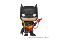 Genuine PX Previews DC Comics Dark Knights Death Metal Guitar Solo Batman Pop! Vinyl Figure