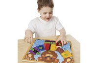 Discounted Melissa & Doug Basic Skills Board and Puzzle - Wooden Educational Toy