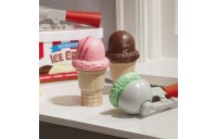 Outlet Melissa & Doug Scoop and Stack Ice Cream Cone Magnetic Pretend Play Set