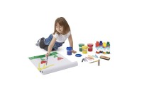 Outlet Melissa & Doug Easel Accessory Set - Paint, Cups, Brushes, Chalk, Paper, Dry-Erase Marker