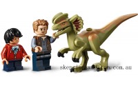 Genuine LEGO Jurassic World™ Dilophosaurus on the Loose