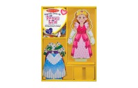 Discounted Melissa & Doug Deluxe Princess Elise Magnetic Wooden Dress-Up Doll Play Set (24pc)
