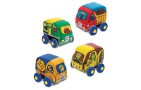 Best Melissa & Doug Pull-Back Construction Vehicles - Soft Baby Toy Play Set of 4 Vehicles