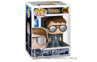 Clearance Back to the Future Marty with Glasses Funko Pop! Vinyl