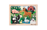 Best Melissa & Doug Animals Wooden Jigsaw Puzzles Set - Pets and Farm Life (24pc)