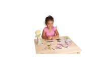 Discounted Melissa & Doug Tops and Tights Magnetic Dress-Up Wooden Doll Pretend Play Set (56+pc)