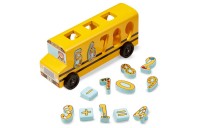 Limited Sale Melissa & Doug Number Matching Math Bus - Educational Toy With 10 Numbers, 3 Math Symbols, and 5 Double-Sided Cards