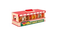 Limited Sale Melissa & Doug Take-Along Show-Horse Stable Play Set With Wooden Stable Box and 8 Toy Horses