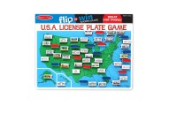 Limited Sale Melissa & Doug Flip to Win Travel License Plate Game, Kids Unisex
