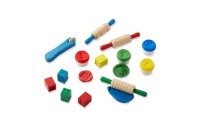 Limited Sale Melissa & Doug Shape, Model, and Mold Clay Activity Set - 4 Tubs of Modeling Dough and Tools
