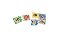 Limited Sale Melissa & Doug Self-Correcting Wooden Number Puzzles With Storage Box 40pc