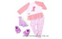 Genuine Our Generation Girl Deluxe PJ Dino Outfit