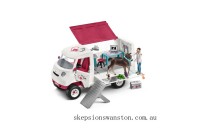 Genuine Schleich Mobile Vet Van with Hanoverian Foal