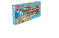 Limited Sale Melissa & Doug Deluxe Activity Road Rug Play Set with 49pc Wooden Vehicles and Play