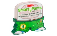 Limited Sale Melissa & Doug Smarty Pants 3rd Grade Card Set 120 Educational Brain-Building Questions Puzzles, and Games, Kids Unisex