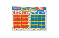 Sale Melissa & Doug Flip to Win Travel Bingo Game - 2 Wooden Game Boards, 4 Double-Sided Cards, Kids Unisex
