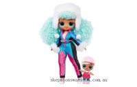 Outlet Sale L.O.L. Surprise! O.M.G. Winter Chill Icy Gurl & Brrr B.B. Doll with 25 Surprises