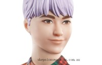 Discounted Ken Fashionistas Doll 154 Purple Hair