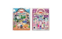Sale Melissa & Doug Deluxe Puffy Sticker Activity Book Set: Day of Glamour and Riding Club - 392 Reusable Stickers