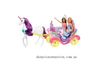 Clearance Sale Barbie Dreamtopia Carriage with 2 Dolls
