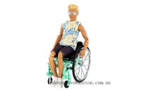 Genuine Barbie Ken Doll 167 with Wheelchair
