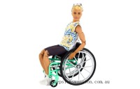 Genuine Barbie Ken Doll 167 with Wheelchair