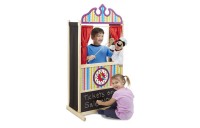 Sale Melissa & Doug Deluxe Puppet Theater - Sturdy Wooden Construction