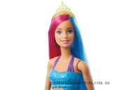 Discounted Barbie Dreamtopia Mermaid Doll - Pink and Blue