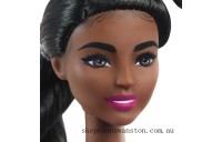 Discounted Barbie Fashionista Doll 146 Star Print Denim Dress