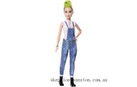 Outlet Sale Barbie Fashionista Doll 124  Dotty Denim Dungarees