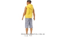 Outlet Sale Ken Fashionista Doll 131 Yellow NY Hoodie