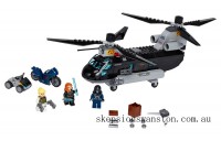 Clearance Sale LEGO Marvel Black Widow's Helicopter Chase