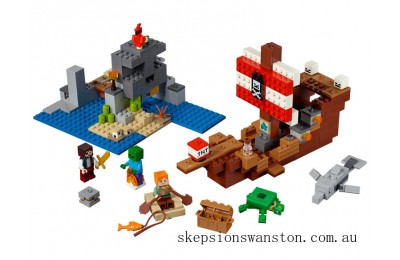 Discounted LEGO Minecraft™ The Pirate Ship Adventure