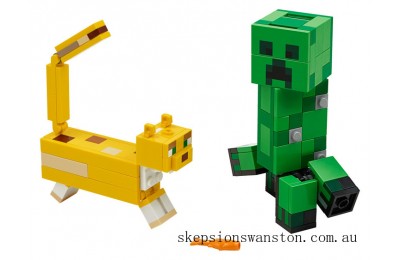 Clearance Sale LEGO Minecraft™ BigFig Creeper™ and Ocelot