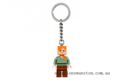 Discounted LEGO Minecraft™ Alex Key Chain