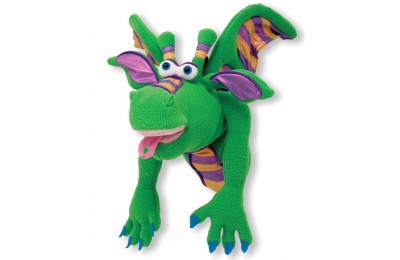 Sale Melissa & Doug Smoulder the Dragon Puppet With Detachable Wooden Rod for Animated Gestures