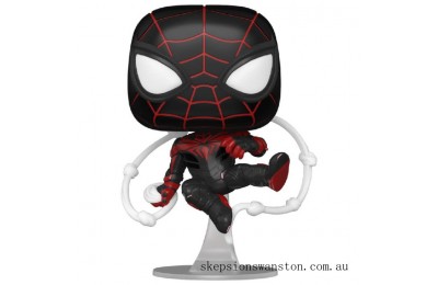 Genuine Marvel Spiderman Miles Morales Advanced Tech Suit Pop! Vinyl