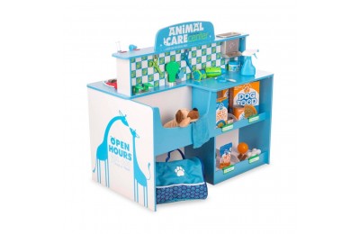 Outlet Melissa & Doug Animal Care Veterinarian and Groomer Wooden Activity Center